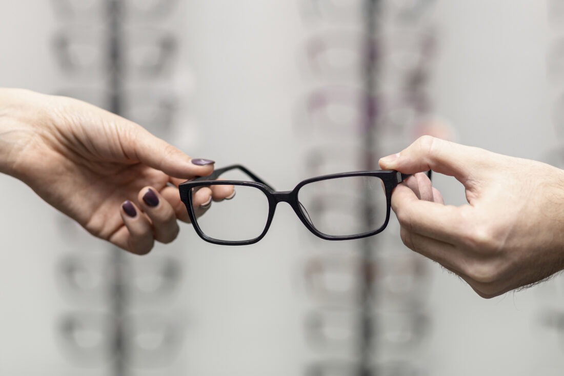 manutenzione degli occhiali da vista